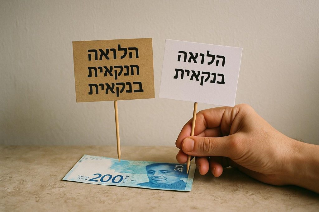 הלוואה חוץ בנקאית מול הלוואה בנקאית: מה ההבדל